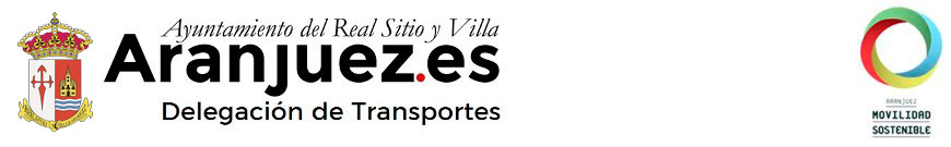 Página de Movilidad Sostenible del Ayuntamiento de Aranjuez